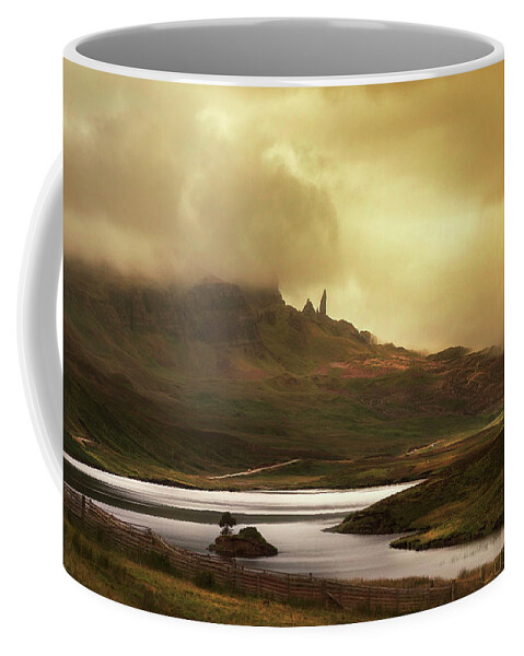 Skye Coffee Mug featuring the photograph Old man of Storr by Cybele Moon