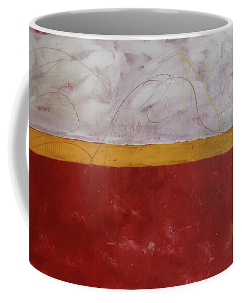 Best Coffee Mug featuring the painting On Course by Paulette B Wright