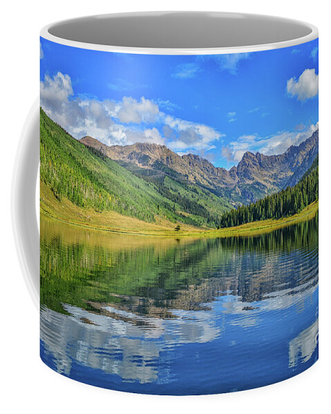 Lake Coffee Mug featuring the photograph On the Lake by Melissa Lipton