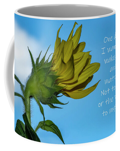 Reovery Coffee Mug featuring the photograph One Day by Cathy Kovarik