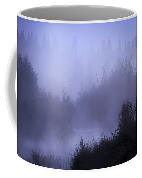 Fog Coffee Mug featuring the photograph One Foggy Morning... by Dan Jurak