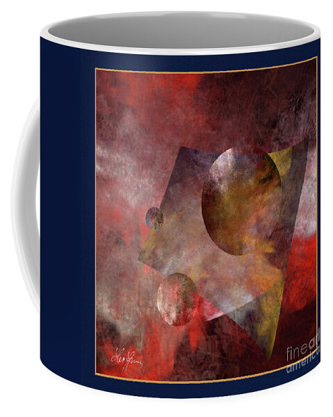 Theories Coffee Mug featuring the digital art One Of The Theories Of The Universe by Leo Symon