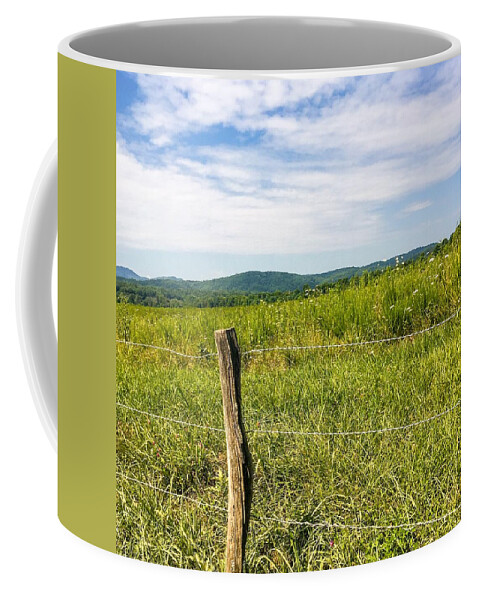 Grass Coffee Mug featuring the photograph Open Field by Kelly Thackeray