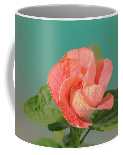Flower Coffee Mug featuring the digital art Opening by Steve Karol