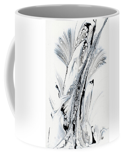 Acrylic Coffee Mug featuring the painting Orca by KC Pollak