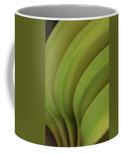 Banana Coffee Mug featuring the photograph Organic Curves - Bananas by Mitch Spence