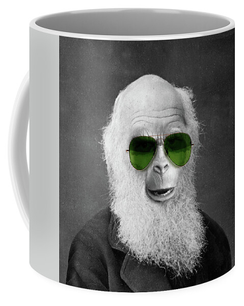 Charles Coffee Mug featuring the painting Origins by Big Fat Arts