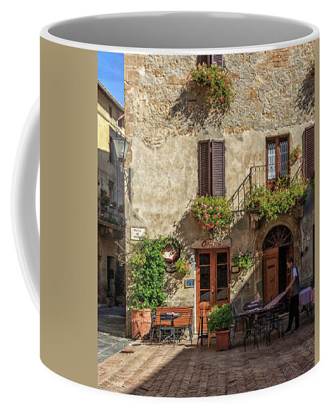 Firenze Coffee Mug featuring the photograph Osteria by Lev Kaytsner