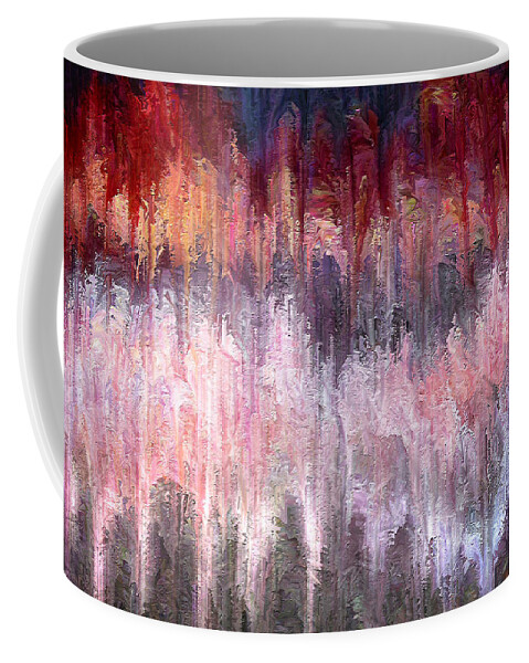 Coffee Mug featuring the mixed media Our Veil of Tears by Rein Nomm