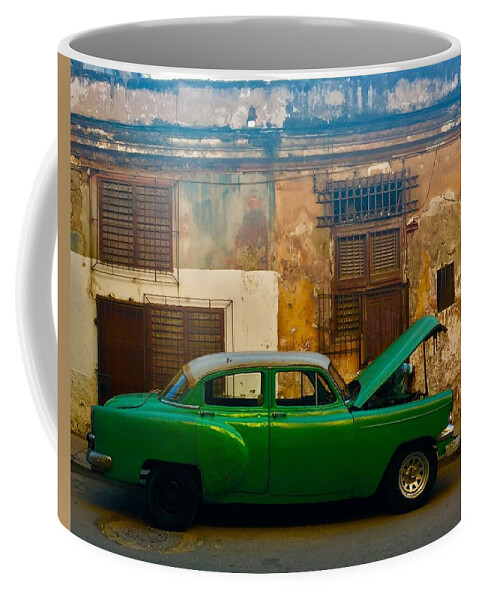 Cuba Coffee Mug featuring the photograph Classic Car #11 by Kerry Obrist