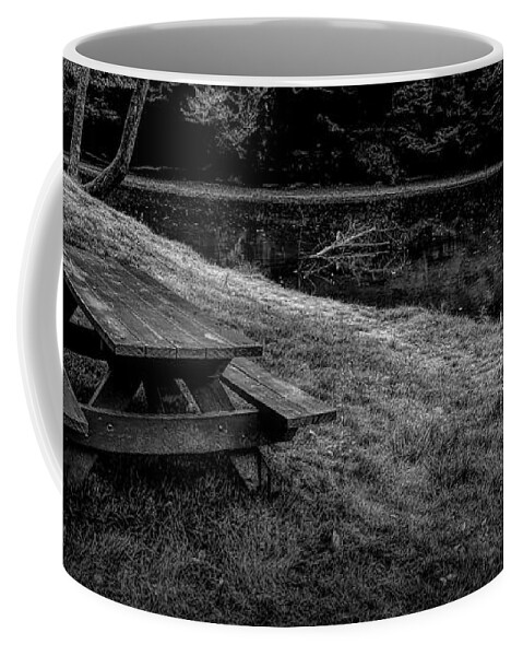 Newport Nh Coffee Mug featuring the photograph Overlooking the Sugar River by Robert Stanhope