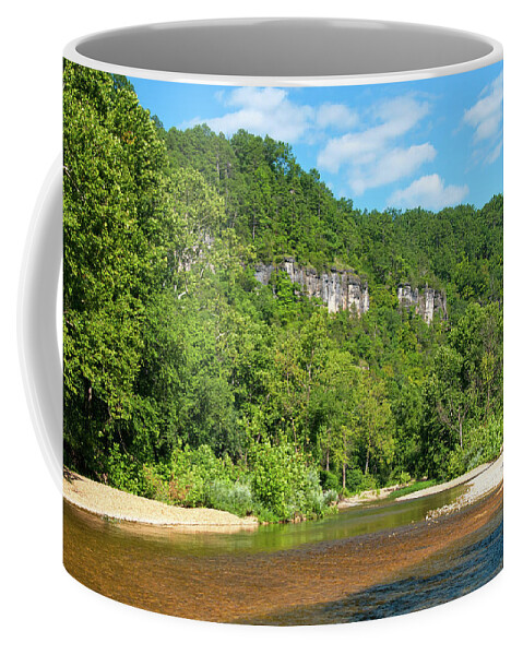 Missouri Coffee Mug featuring the photograph Ozark Float Stream by Steve Stuller