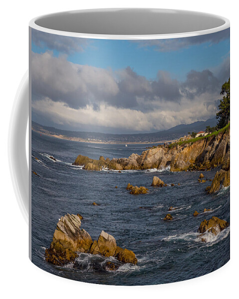 Pacific Grove Coffee Mug featuring the photograph Pacific Grove Coastline by Derek Dean