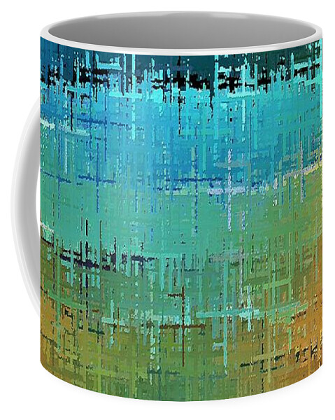Painted Desert Coffee Mug featuring the digital art Painted Desert by David Manlove