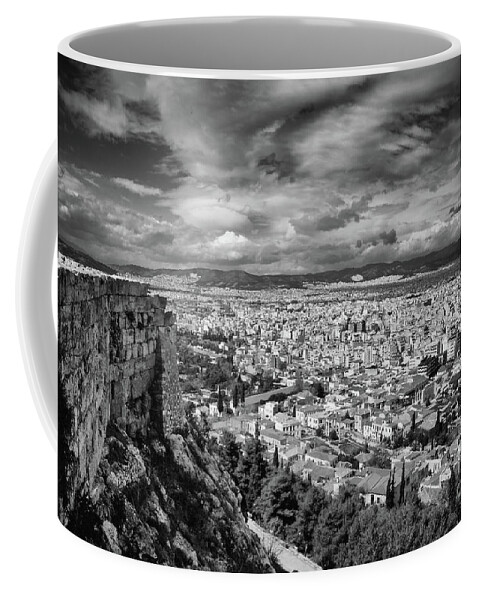 Panorama Coffee Mug featuring the photograph Panorama of Athens, Greece by Stefano Senise
