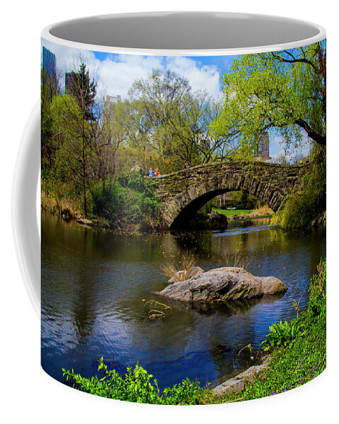 New York Coffee Mug featuring the photograph Park bridge2 by Stuart Manning