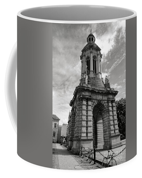 Dublin Coffee Mug featuring the photograph Parliament Square Campanile at Dublin Trinity College by Olivier Le Queinec