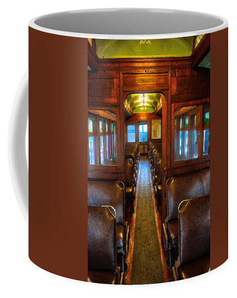  Coffee Mug featuring the photograph Passenger Train Memories by Jack Wilson