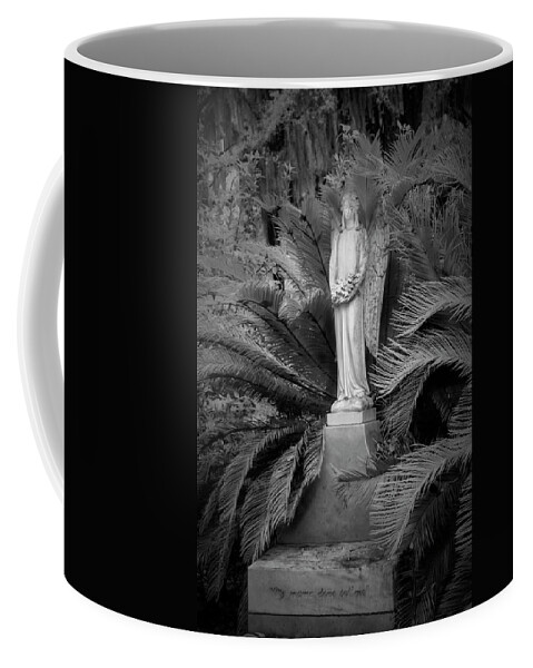 Cemetary Coffee Mug featuring the photograph Peaceful Thoughts at Bonaventure Cemetary II by Jon Glaser