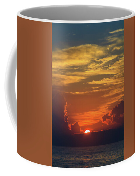 Sunrise Coffee Mug featuring the photograph Peeking Sunshine by Briand Sanderson