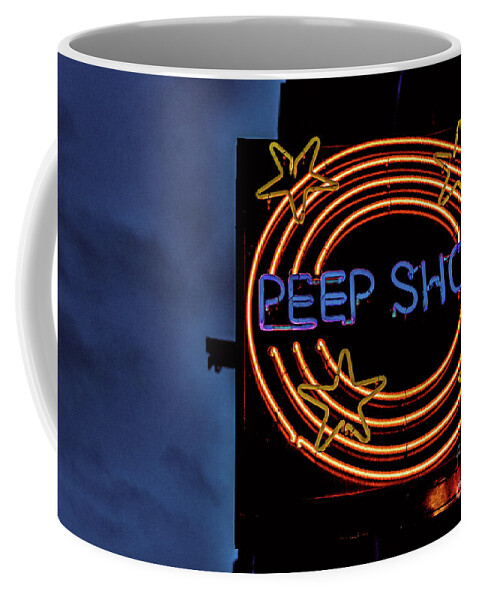 Amsterdam Coffee Mug featuring the photograph Peepshow by Patricia Hofmeester
