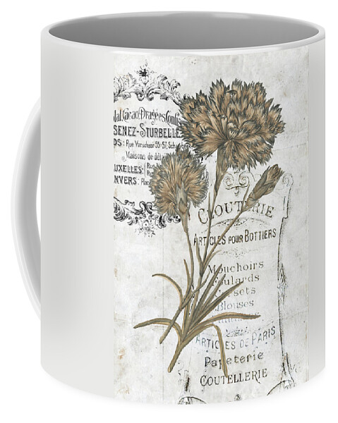 Botanical Coffee Mug featuring the painting Petite Beaute IIi by Melissa Wang