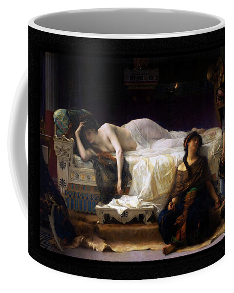Phèdre Coffee Mug featuring the digital art Phedre by Alexandre Cabanel by Rolando Burbon