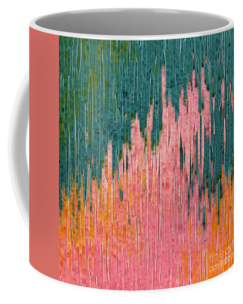 Red Coffee Mug featuring the painting Philippians 4 13. Christ Who Strengthens Me by Mark Lawrence
