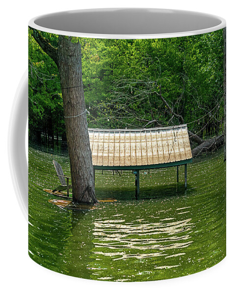 Chair Coffee Mug featuring the photograph Picnic For One by Robert FERD Frank