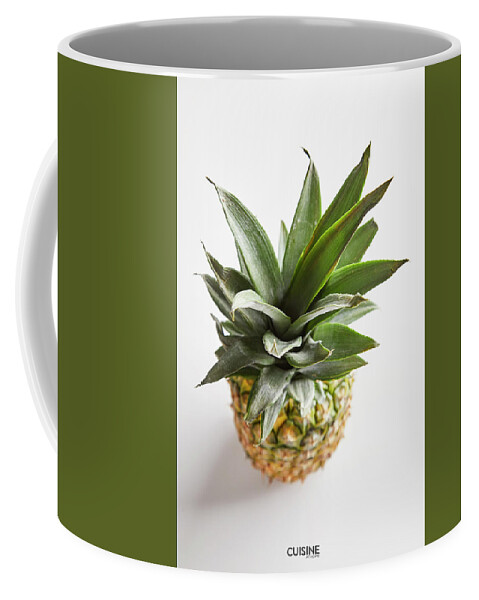 Cuisine At Home Coffee Mug featuring the photograph Pineapple top by Cuisine at Home