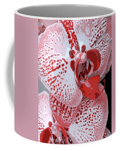 Floral Coffee Mug featuring the photograph Pink Orchid by Bearj B Photo Art