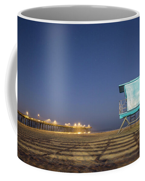 Canon Coffee Mug featuring the photograph Pismo Beach Lifeguard Stand by John McGraw