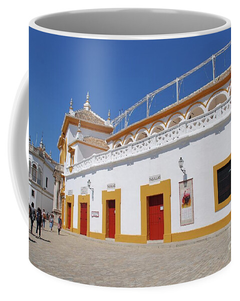 Seville Coffee Mug featuring the photograph Plaza de Toros in Seville by David Fowler