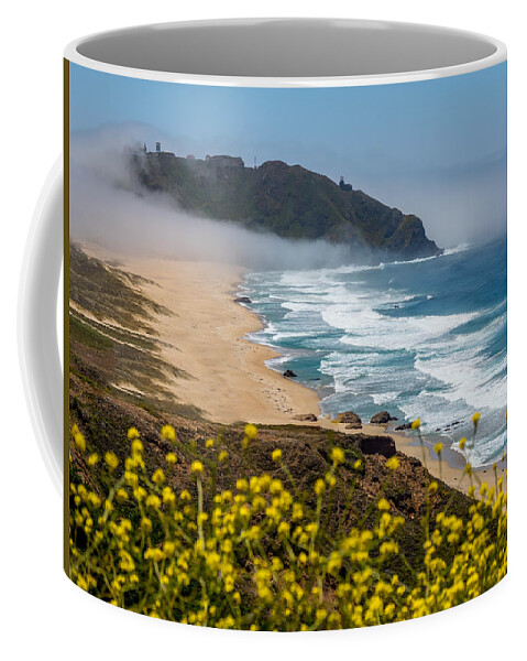 Point Sur Lighthouse Coffee Mug featuring the photograph Point Sur Lighthouse by Derek Dean