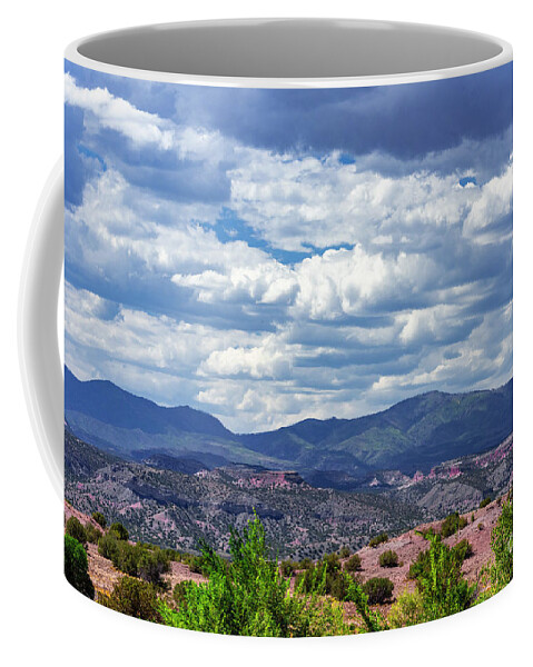 Natanson Coffee Mug featuring the photograph Pojoaque Afternoon 1 by Steven Natanson