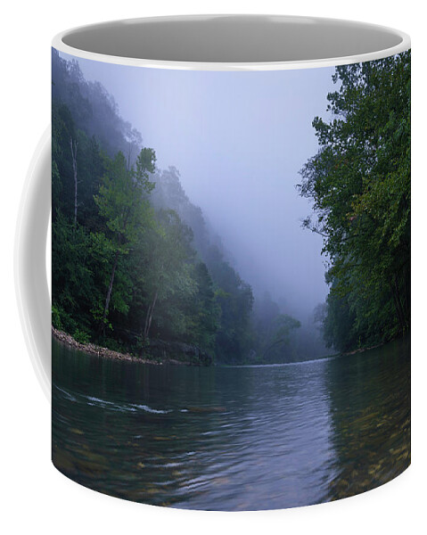 Ponca Fog Coffee Mug featuring the photograph Ponca Fog by David Dedman
