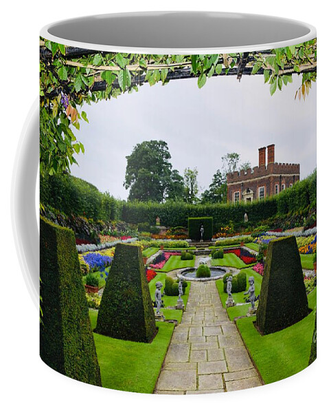 Hampton Coffee Mug featuring the photograph Pond Garden - Hampton Court Palace by Abigail Diane Photography