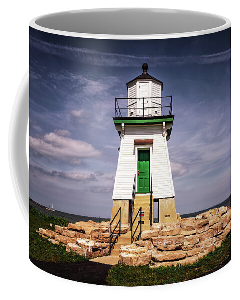 Ohio Coffee Mug featuring the photograph Port Clinton Lighthouse by Framing Places