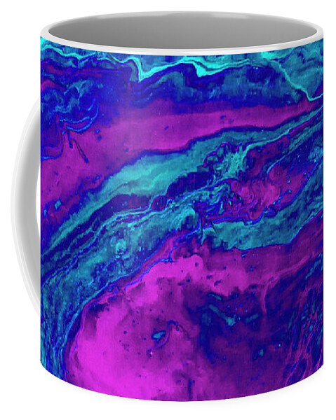 Fluid Coffee Mug featuring the painting Portal by Jennifer Walsh