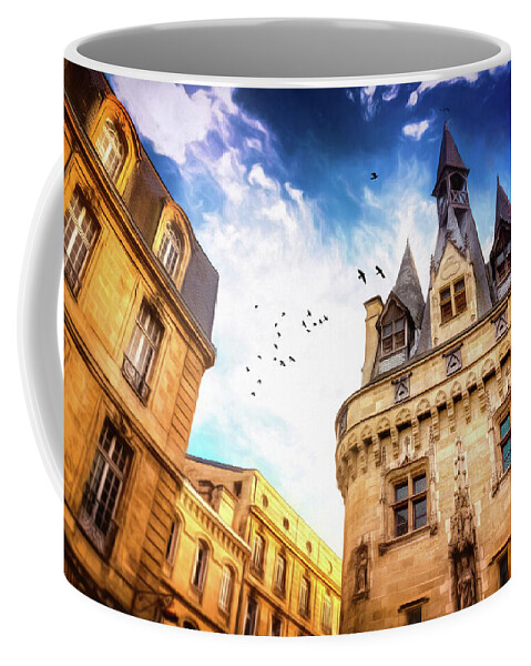 Bordeaux Coffee Mug featuring the photograph Porte Cailhau Bordeaux France by Carol Japp