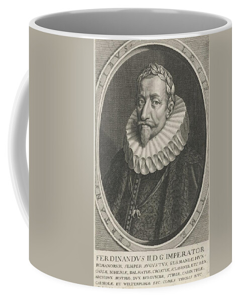 Man Coffee Mug featuring the painting Portrait of Emperor Ferdinand II, Michel van Lochom, 1611 - 1647 b by Michel van Lochom