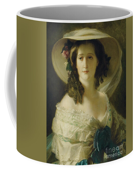 Portrait of Empress Eugenie Coffee Mug by Franz Xaver Winterhalter - Fine  Art America
