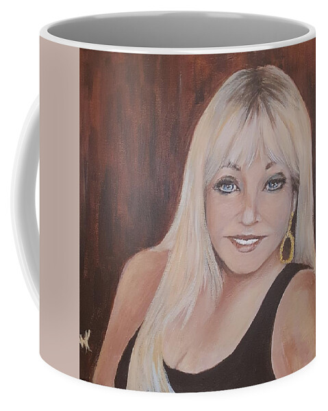 Portrait of Lee Coffee Mug by Karen Brockbank - Pixels