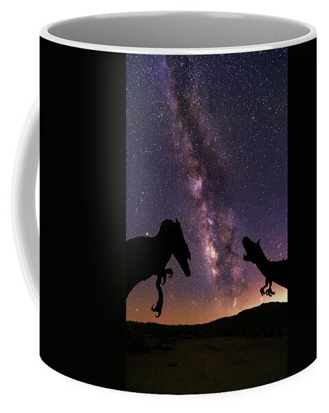T Rex Coffee Mug featuring the photograph Pre Historic by Tassanee Angiolillo