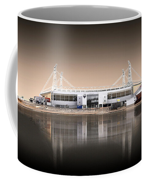 Preston Football Club Preston Lancashire Coffee Mug featuring the digital art Preston Football Club by Joe Tamassy
