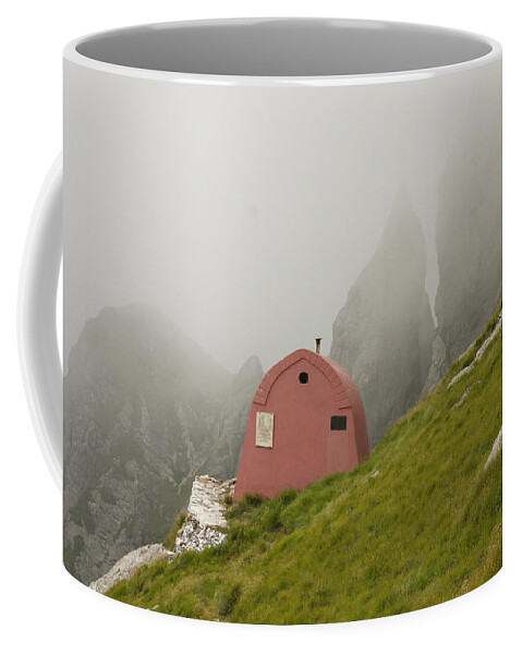 Animali Coffee Mug featuring the photograph Primo E Storico Rifugio Sulle Alpi Apuane by Simone Lucchesi