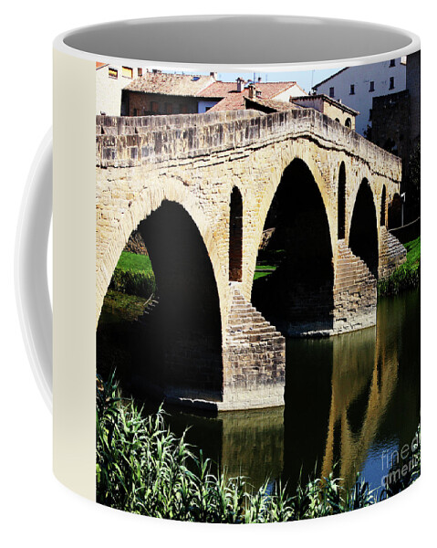 Bridge Coffee Mug featuring the photograph Puente Romanico Reflections by Rick Locke - Out of the Corner of My Eye