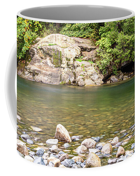 Landscapes Coffee Mug featuring the photograph Puntledge River-2 by Claude Dalley