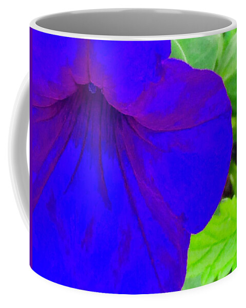 Purple Coffee Mug featuring the photograph Purple Blue for You by Debra Grace Addison