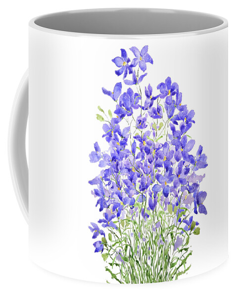 Lavender Coffee Mugs, Lavender Watercolor Cup